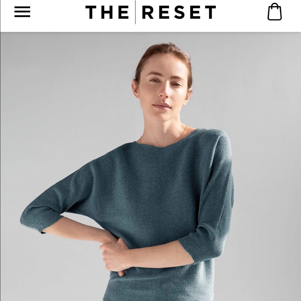 THE|RESET Ribbed Pullover XS